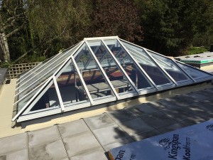 Double Glazed Hardwood Timber Roof Lantern heat
