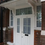 Hardwood Double Glazed Door sidelight window oak