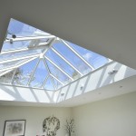 Timber Roof Lantern painted white