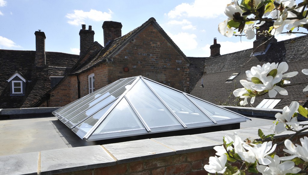 Timber Roof Lantern opening vent stunning