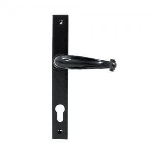 Antique Black Scroll End multi-point door handle