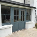 Double glazed hardwood french doors sash windows