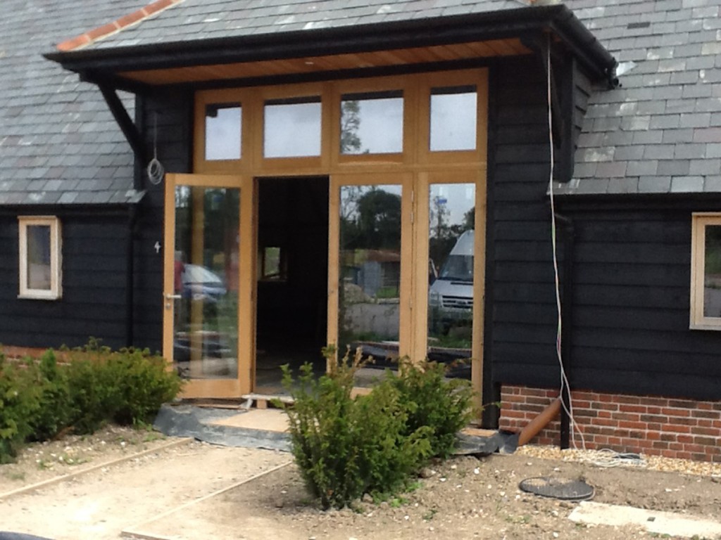 Double Glazed Oak French Front Doors