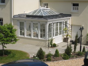 Hardwood Timber Roof Lantern vent painted white