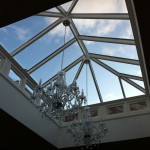 Hardwood Timber roof lantern double glazed aluminium