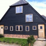 Double glazed oak stable doors casement windows