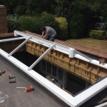 Installing Timber framed Roof Lantern