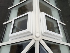 Timber Roof Lantern vents windows flat roof