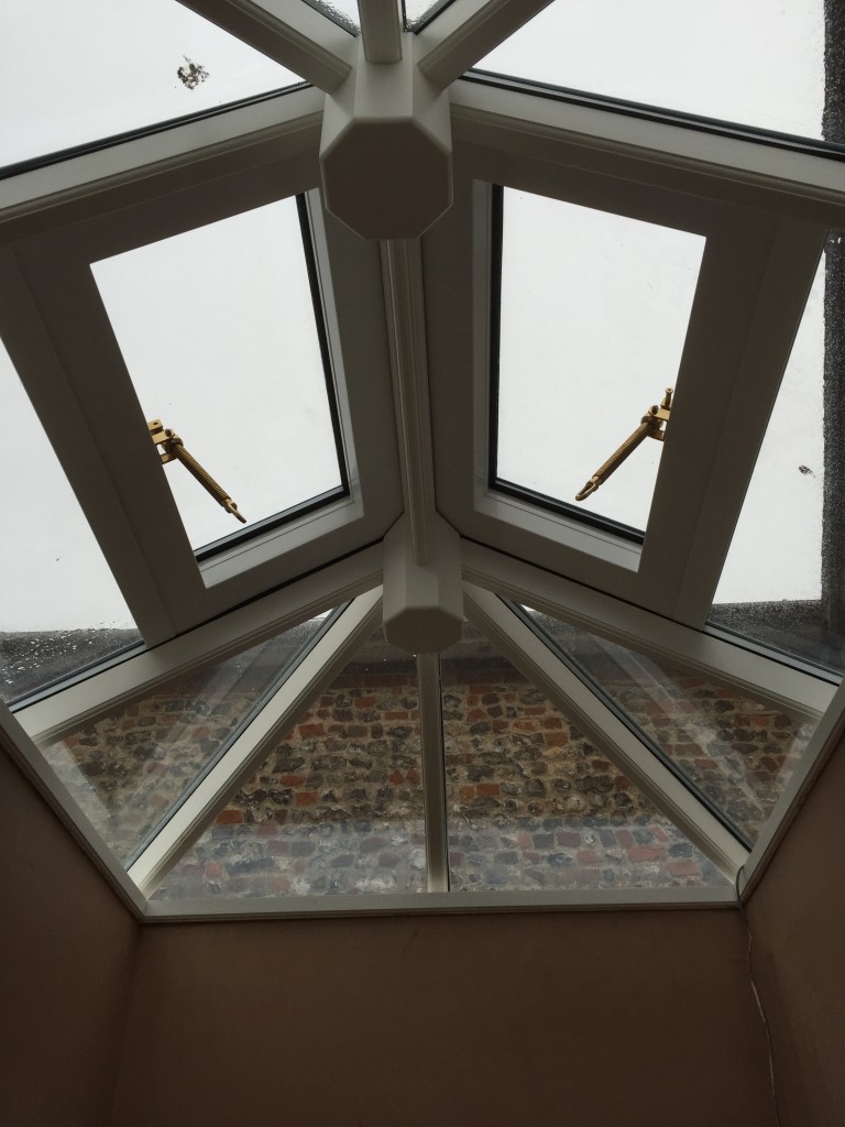 Timber Roof Lantern opening windows vents hardwood