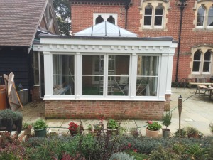 Hardwood Timber Orangery Roof Lantern French doors