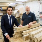 MP Alan Mak Medina Joinery apprenticeships