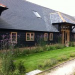 Double glazed Oak French Doors stable windows