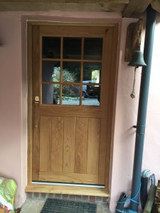 Double glazed Oak door hardwood oak