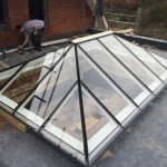 Timber Roof Lantern assembly