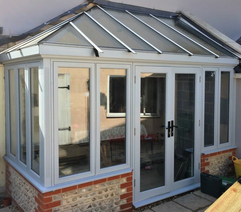 Timber Lean-to conservatory