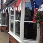 Painted accoya hardwood timber casement windows