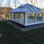 Timber Roof Lantern with large sidelights