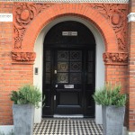 Accoya Front doors Door painted black Oak hardwood