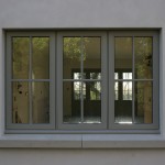 Timber Window Hardwood Oak Grey Bath UK