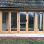 Sliding Oak timber Bifold doors Hampshire