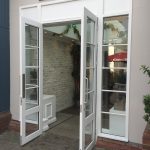 Timber Accoya French doors sidelights bicester village