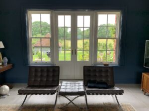 Accoya French doors Sash sidelights timber patio