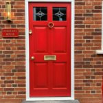 Red Accoya Front door entrance timber