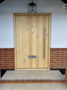 Red Accoya Front door entrance timber