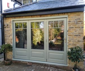 Accoya Bifold Bi-fold folding doors timber patio