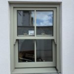 Accoya window painted F&B French Grey