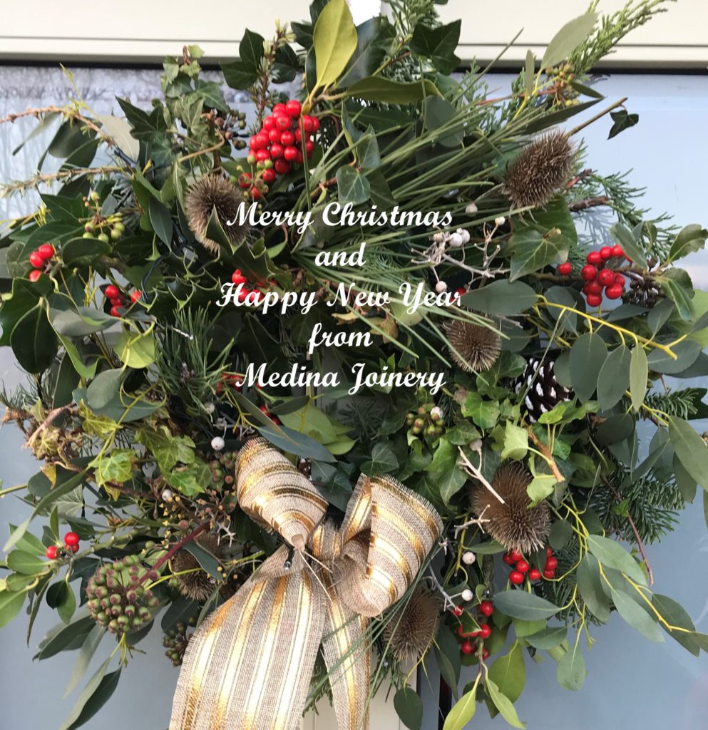 Merry Christmas Happy New Year Medina Joinery