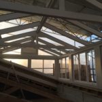 Large timber Accoya Roof Lantern pitched roof