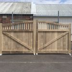 Oak gates timber Hampshire uk