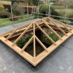 Oak framed roof Lantern Timber framed skylights