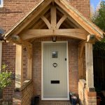 Accoya Front door Oak porch Petersfield Hampshire