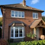 Accoya windows front door porch house bespoke