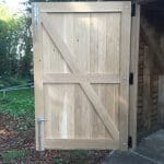 Oak timber Garage doors hampshire uk