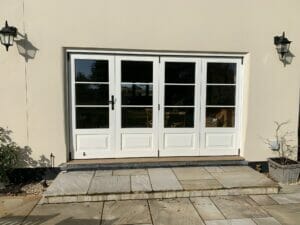 Accoya 4 leaf panelled bifold doors