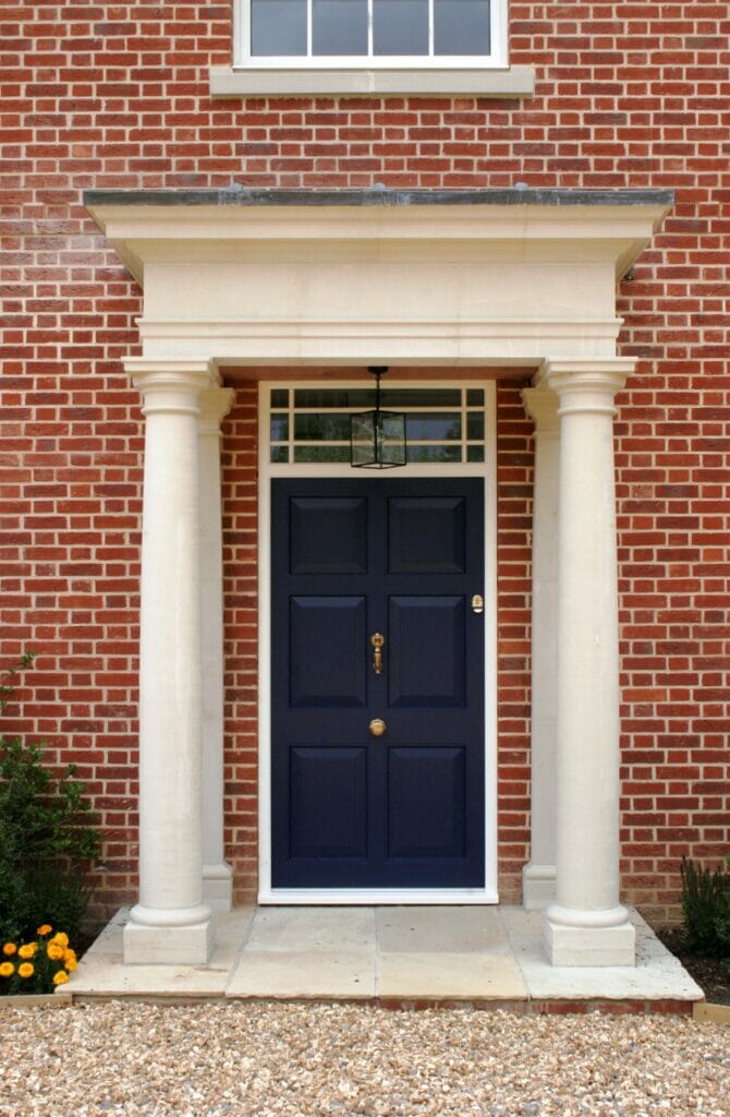 Stunning Porch with bespoke Front door - Medina Joinery