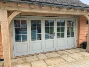 Accoya timber door bifold patio