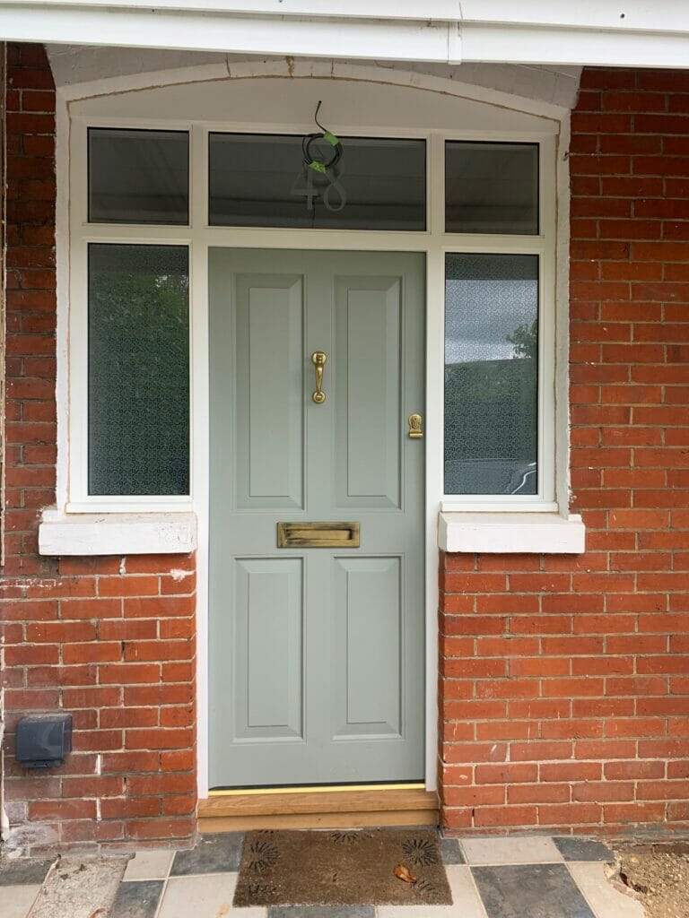Front entrance door Accoya timber